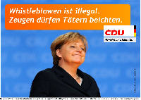 Kanzlerin Merkel sollte aus DDR das Vorgehen von Geheimdiensten doch kennen. Ausgerechnet sie fordert von Edward Snowden, Geheimdienst-Verbrechen zuerst vertrauensvoll dem Geheimdienst zu beichten. Da kann schnell mal ein Unfall passieren!