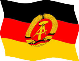 DDR-Fahne wehend
