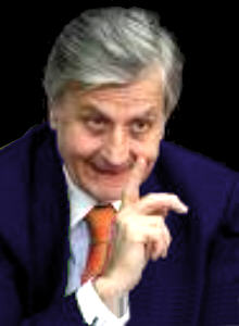 EZB-Chef Trichet, nach Kräften von uns bearbeitet